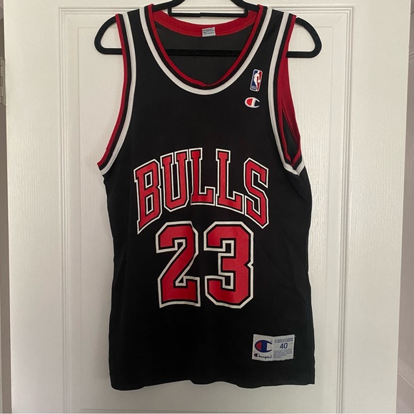 Champion Other - Vintage Champion Chicago Bulls Michael Jordan 23 Jersey 40 Small Authentic 90s